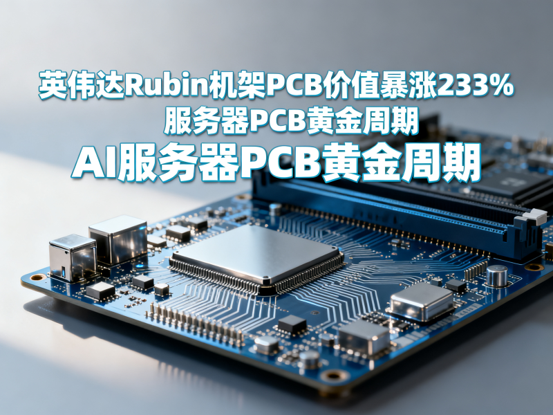 英伟达Rubin机架PCB价值暴涨233%，AI服务器PCB迎来黄金周期