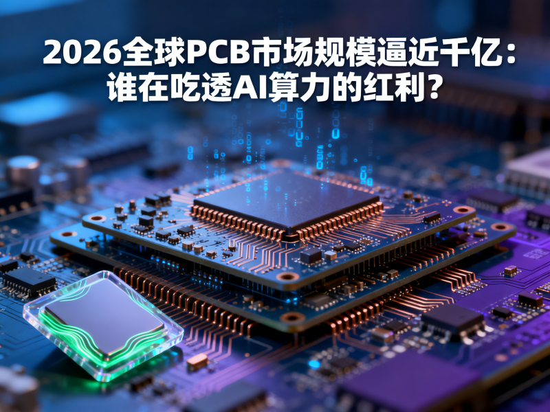 2026全球PCB市场规模逼近千亿：谁在吃透AI算力的红利？