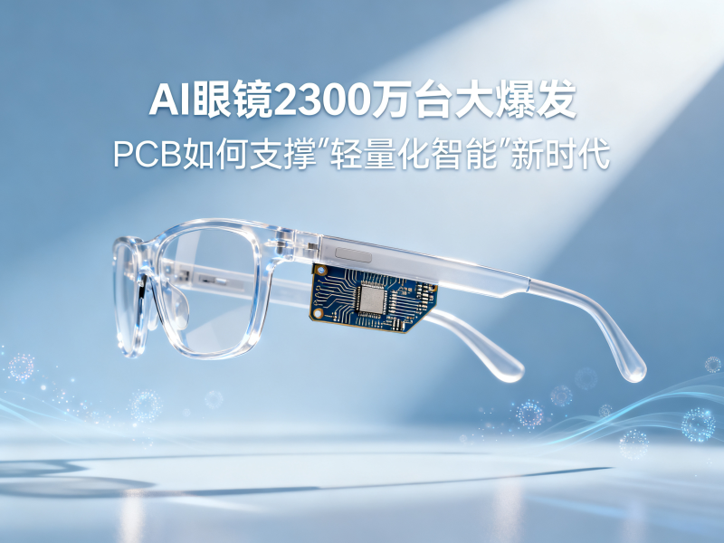 AI眼镜2300万台大爆发：PCB如何支撑“轻量化智能”新时代