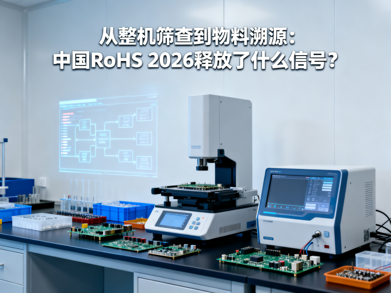 从整机筛查到物料溯源：中国RoHS 2026释放了什么信号？