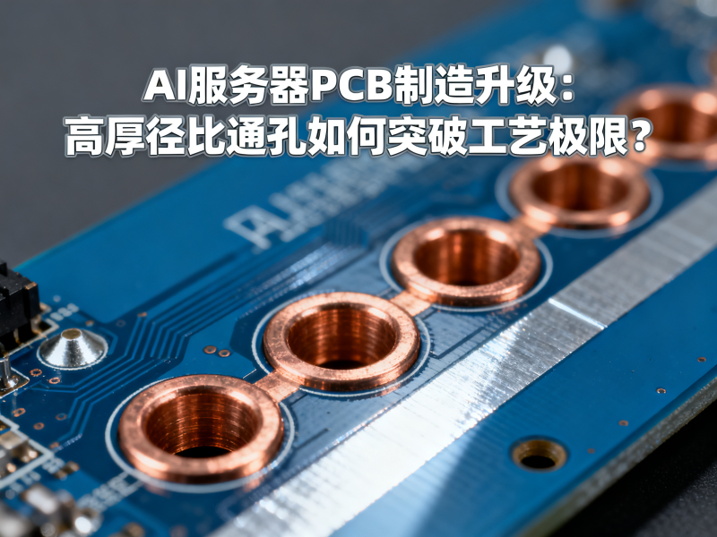 AI服务器PCB制造升级：高厚径比通孔如何突破工艺极限？