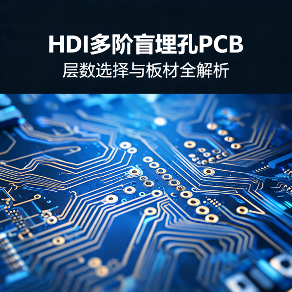 HDI 多阶盲埋孔 PCB 层数与板材选择指南：如何匹配 AI 服务器与光模块需求？