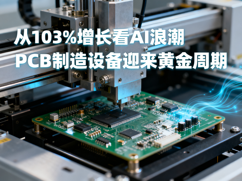 从103%增长看AI浪潮：PCB制造设备迎来黄金周期