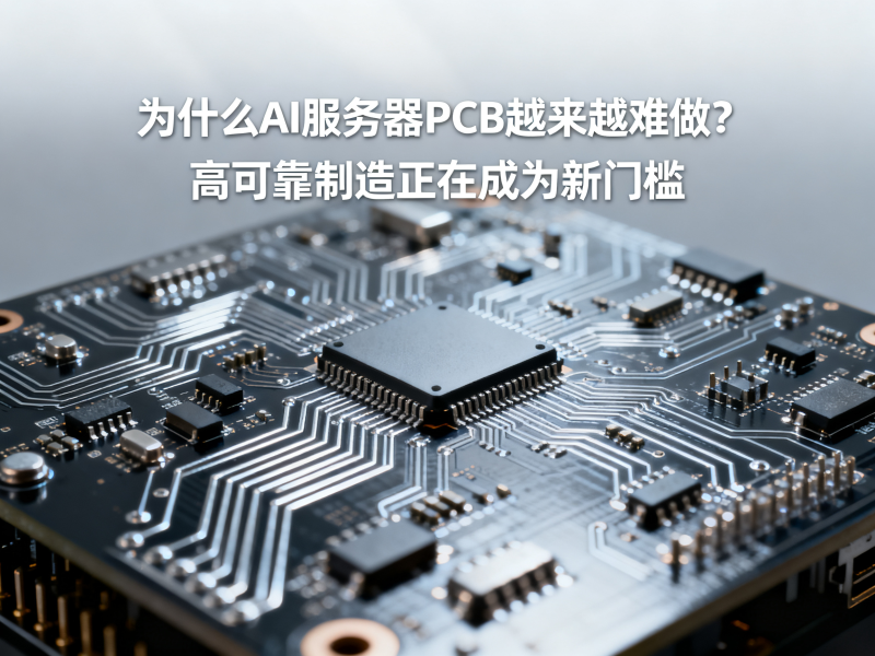 为什么AI服务器PCB越来越难做？高可靠制造正在成为新门槛