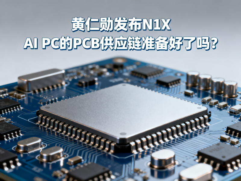 黄仁勋发布N1X，AI PC的PCB供应链准备好了吗？
