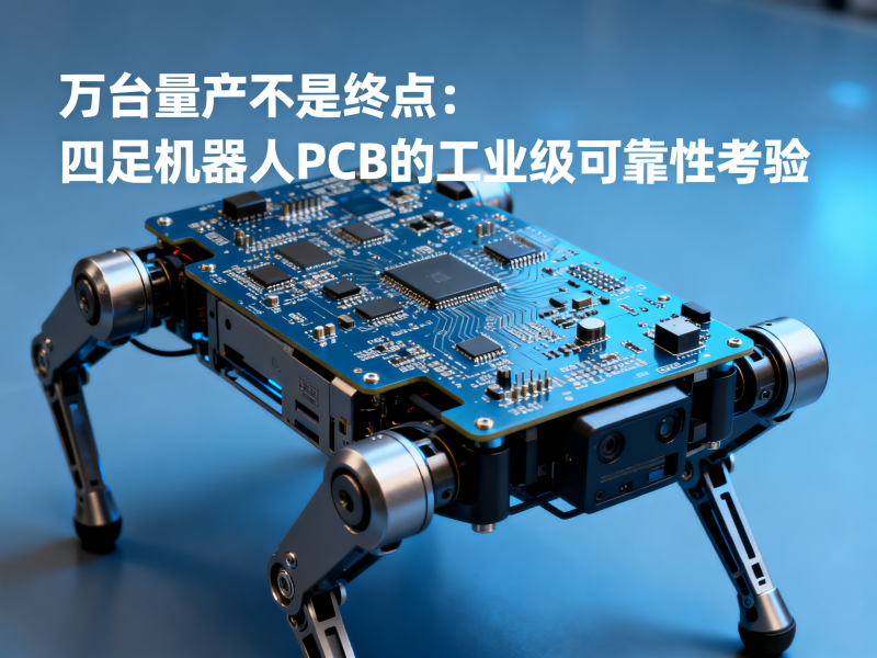 万台量产不是终点：四足机器人PCB的工业级可靠性考验