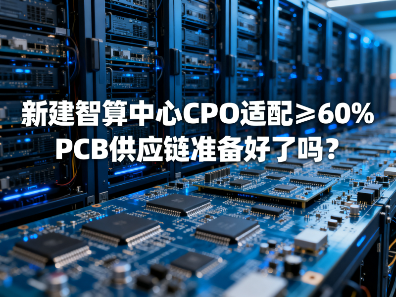 工信部要求新建智算中心CPO适配≥60%，PCB供应链准备好了吗？