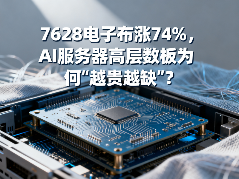 7628电子布涨74%，AI服务器高层数板为何