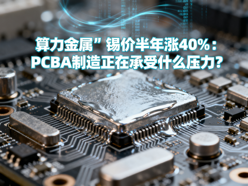 “算力金属”锡价半年涨40%：PCBA制造正在承受什么压力？