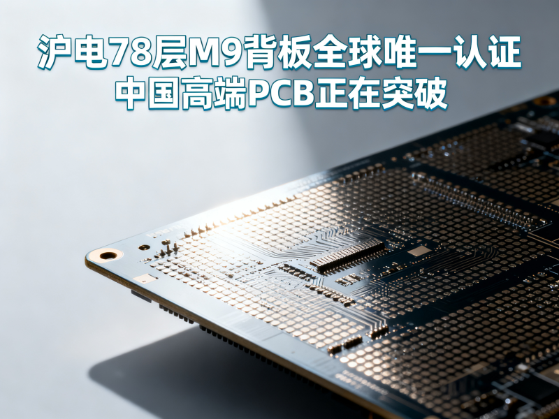 沪电78层M9背板全球唯一认证：中国高端PCB正在突破