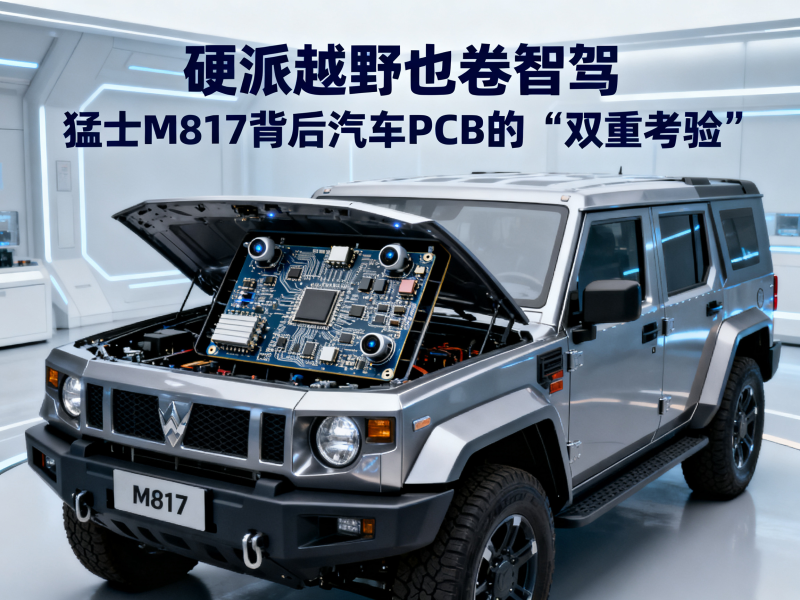 硬派越野也卷智驾，猛士M817背后汽车PCB面临怎样的“双重考验”？