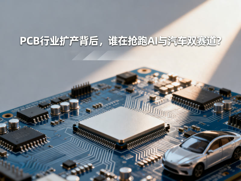 PCB行业扩产背后，谁在抢跑AI与汽车双赛道？