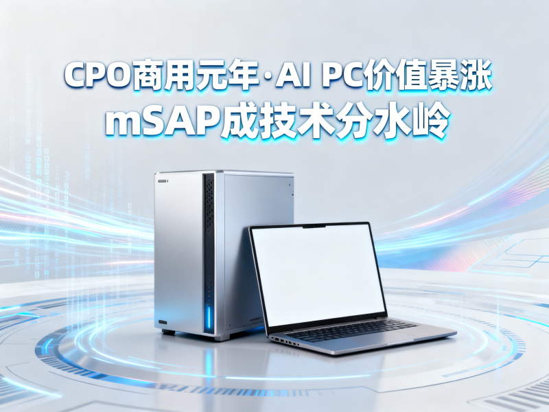 聚多邦|2026年电子行业简报（CPO商用元年、AI PC价值暴涨、mSAP成技术分水岭）