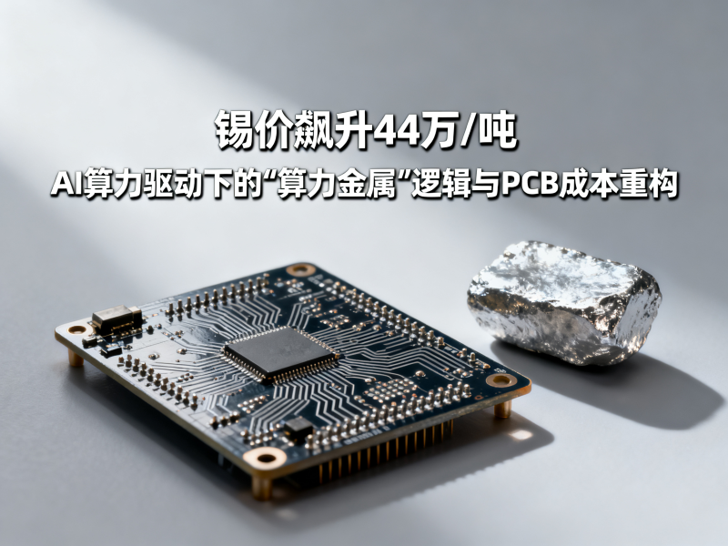 锡价飙升44万/吨：AI算力驱动下的“算力金属”逻辑与PCB成本重构