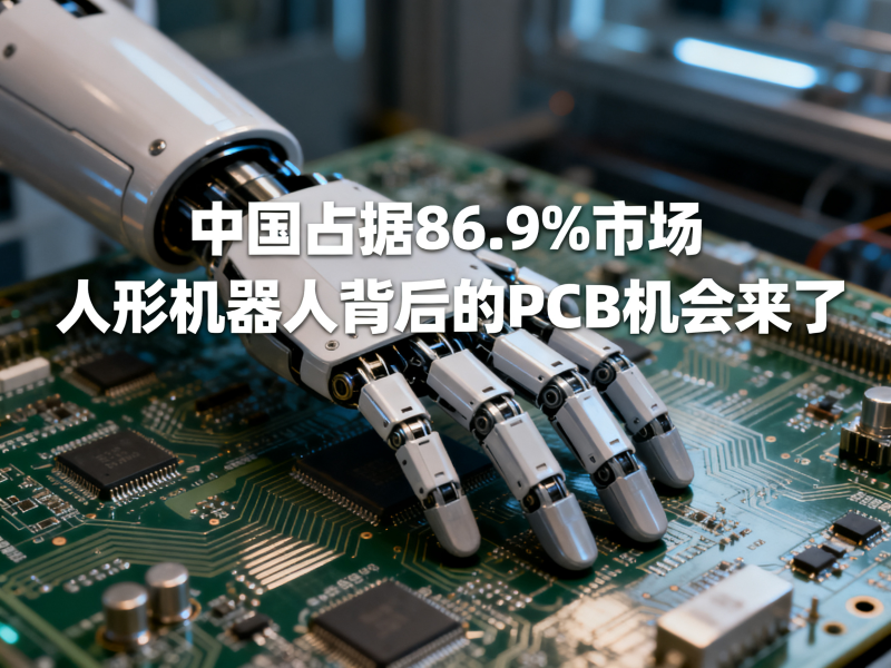 中国占据86.9%市场，人形机器人背后的PCB机会来了