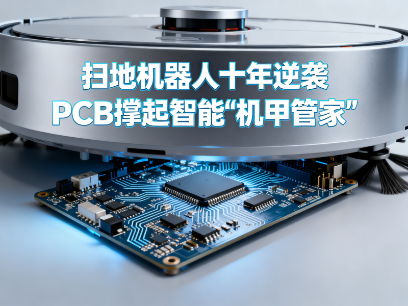 扫地机器人十年逆袭：PCB如何撑起智能“机甲管家”？