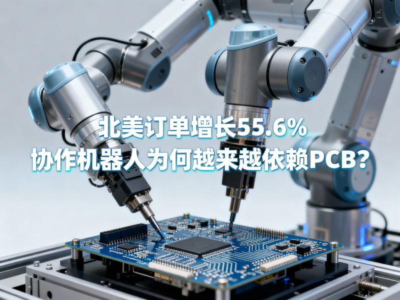 北美订单增长55.6%，协作机器人为何越来越依赖PCB？