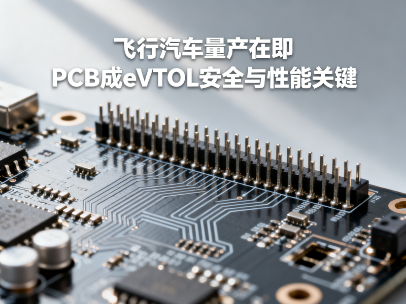 飞行汽车量产在即，PCB成为eVTOL安全与性能关键