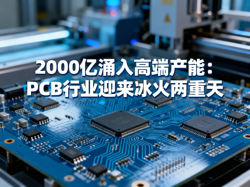 2000亿涌入高端产能：PCB行业迎来冰火两重天