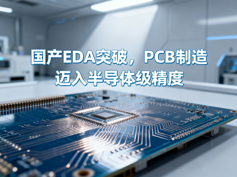 国产EDA突破，PCB制造迈入半导体级精度