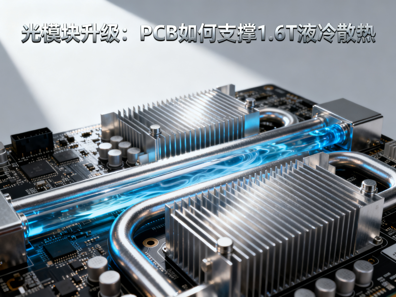 光模块升级：PCB如何支撑1.6T液冷散热