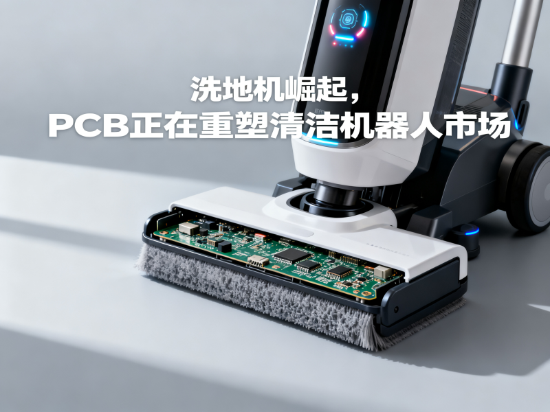 洗地机崛起，PCB正在重塑清洁机器人市场