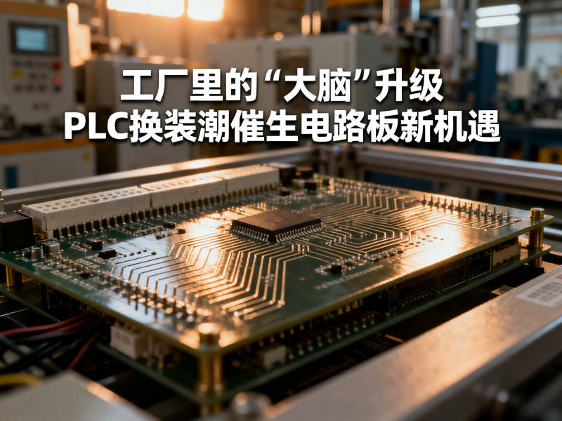 工厂里的“大脑”升级：PLC换装潮催生电路板新机遇