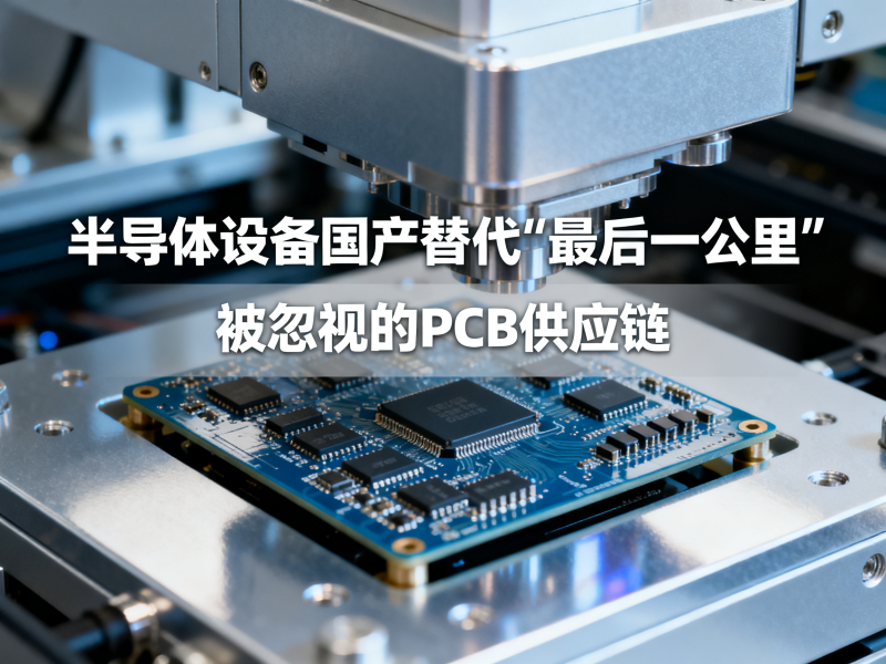 半导体设备国产替代“最后一公里”：被忽视的PCB供应链