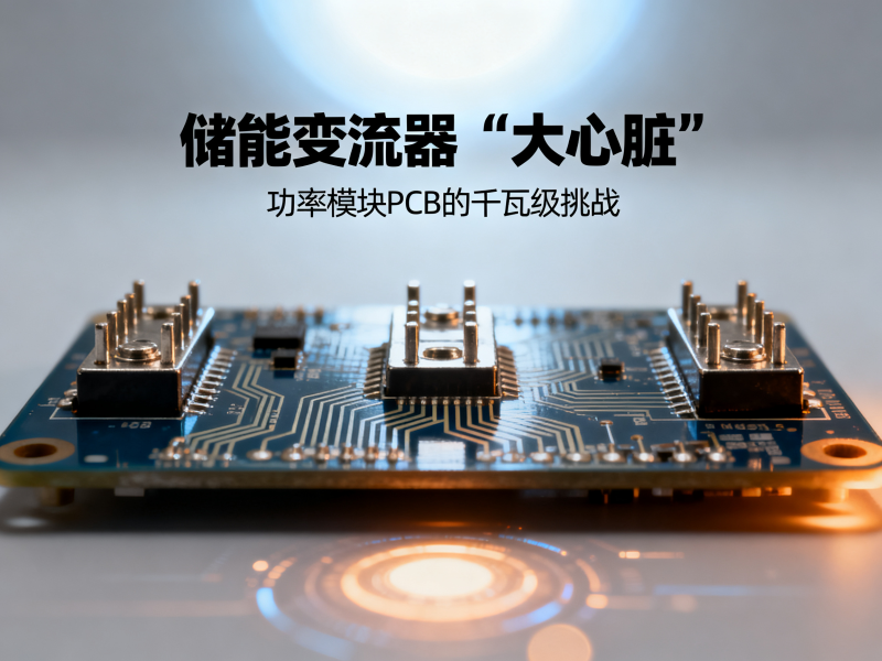 储能变流器“大心脏”：功率模块PCB的千瓦级挑战