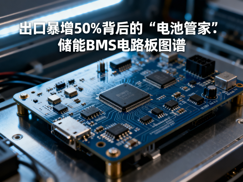 出口暴增50%背后的“电池管家”：储能BMS电路板图谱