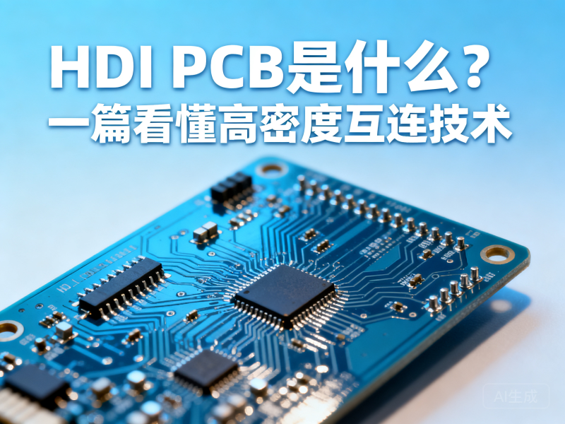 HDI PCB是什么？一篇看懂高密度互连技术