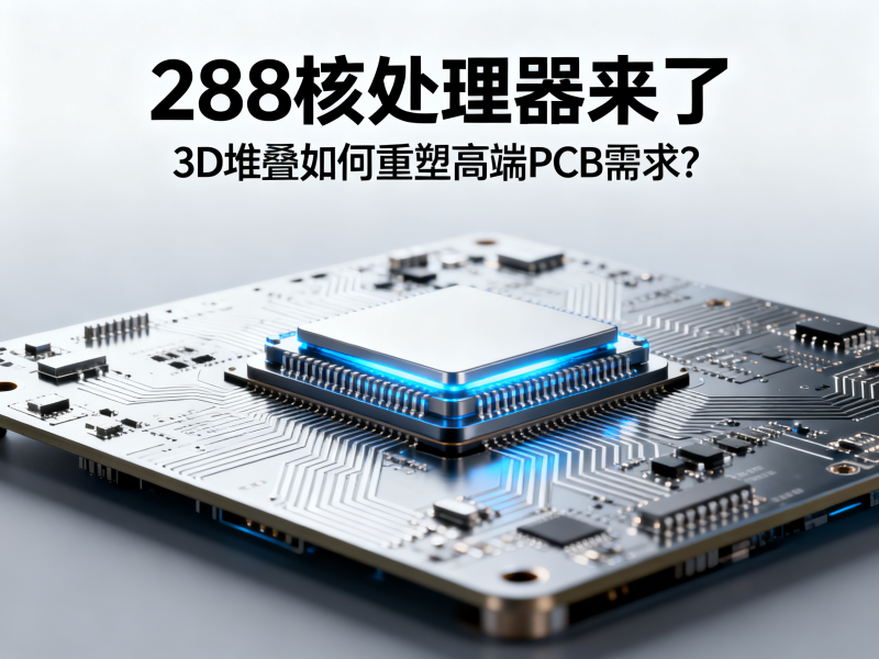 288核处理器+3D堆叠：下一代封装如何重塑PCB产业？