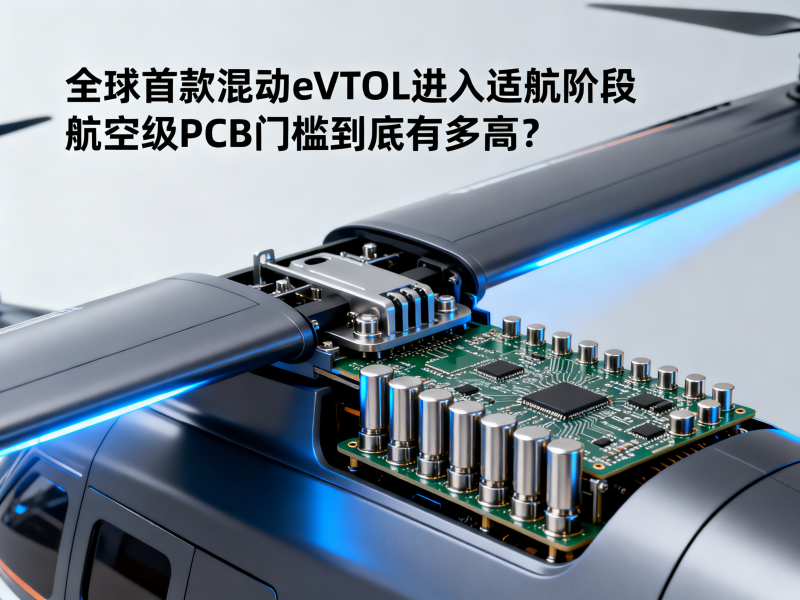 全球首款混动eVTOL进入适航阶段：航空级PCB门槛到底有多高？