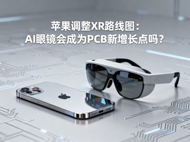 苹果调整XR路线图：AI眼镜会成为PCB新增长点吗？