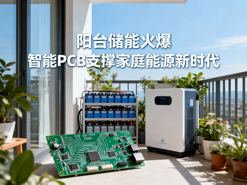 阳台储能火爆：智能PCB如何支撑家庭能源新时代