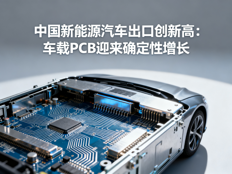 比亚迪16万辆出口背后：车载PCB如何支撑中国车企全球征程