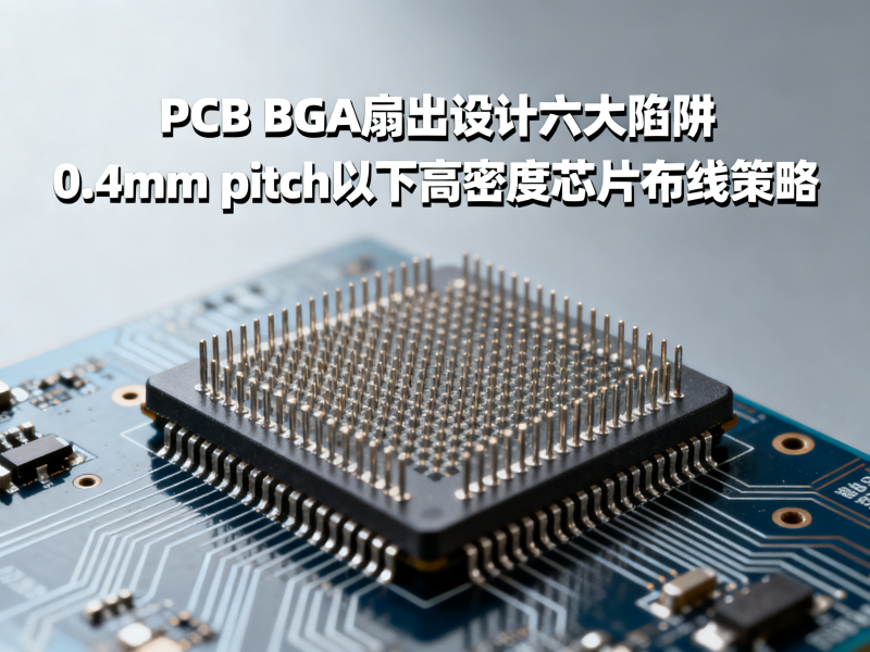 PCB BGA扇出设计六大陷阱——0.4mm pitch以下高密度芯片布线策略