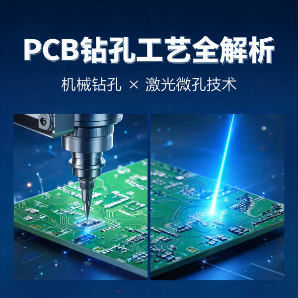 PCB 钻孔工艺全解析：机械钻孔与激光微孔技术