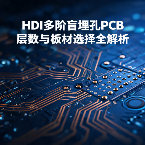 HDI 多阶盲埋孔 PCB：如何精准选择层数与板材？