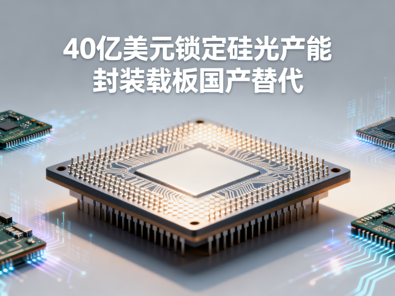 40亿美元锁定硅光产能：封装载板国产替代