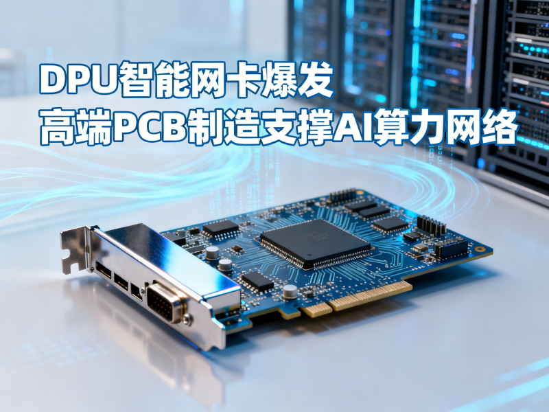 DPU智能网卡爆发：高端PCB制造如何支撑AI算力网络