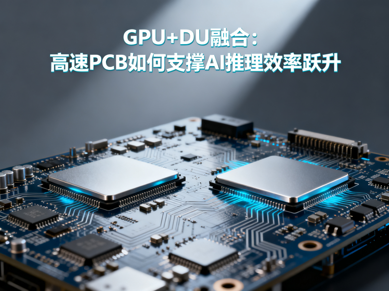 GPU+DPU融合：高速PCB如何支撑AI推理效率跃升