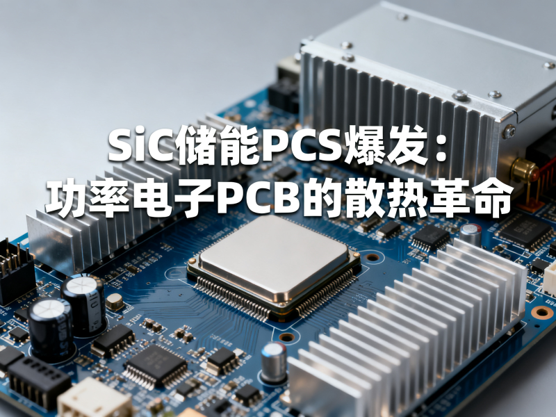 SiC储能PCS爆发：功率电子PCB的散热革命