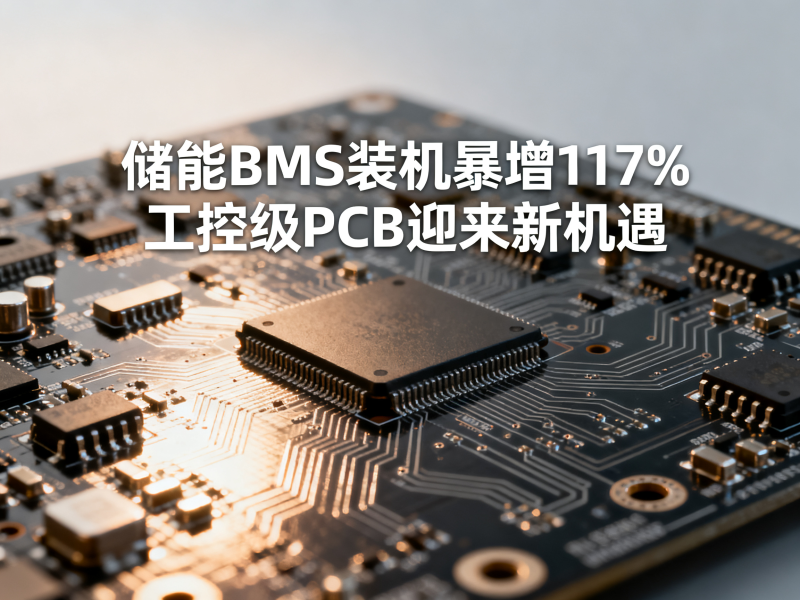 储能BMS装机暴增117%：工控级PCB迎来新机遇
