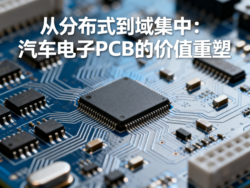 从分布式到域集中：汽车电子PCB的价值重塑