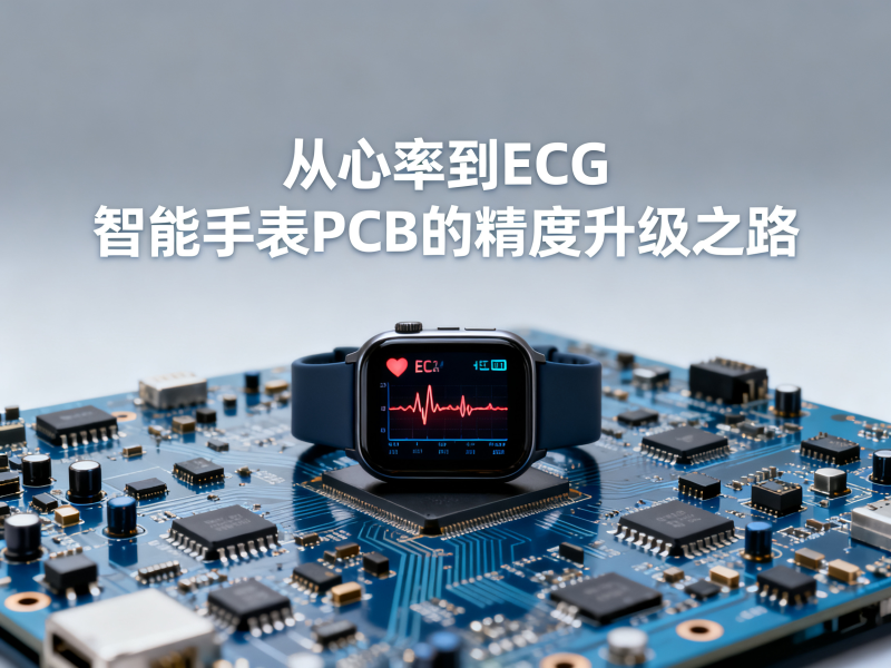 从心率到ECG：智能手表PCB的精度升级之路