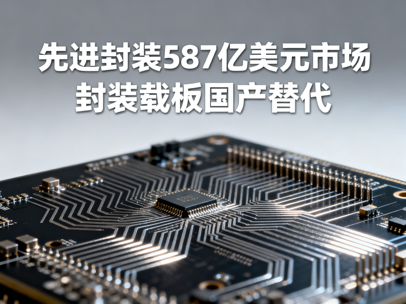 先进封装587亿美元市场：封装载板国产替代