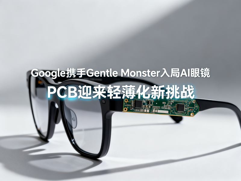 Google携手Gentle Monster入局AI眼镜：PCB迎来轻薄化新挑战