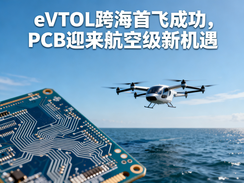 58分钟替代10小时船运：eVTOL跨海首飞成功，PCB迎来航空级新机遇