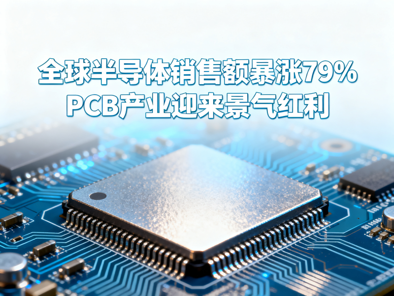 全球半导体销售额暴涨79%：PCB产业迎来景气红利